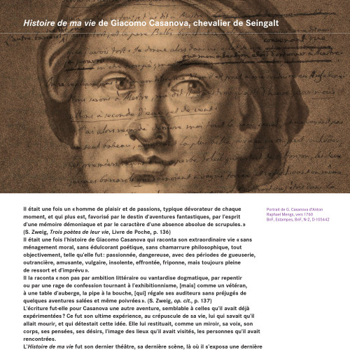 Histoire de ma vie de Giacomo Casanova, chevalier de Seingalt