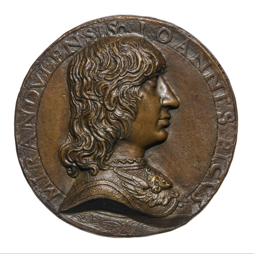 Médaille de Jean Pic de la Mirandole et des trois grâces