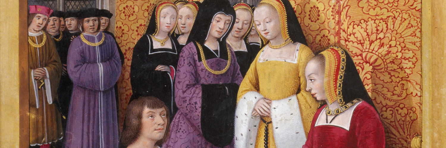 Jean Marot offrant son livre à Anne de Bretagne, reine de France
