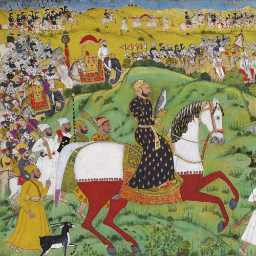 Sayyid Jamal-Ali Khan à la chasse