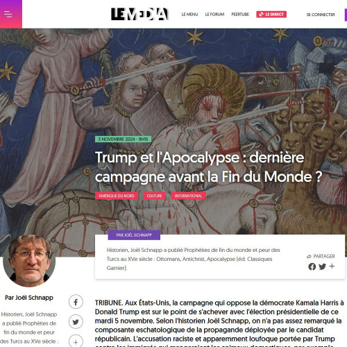 Vignette Schnapp, Trump et l'Apocalypse : dernière campagne avant la Fin du Monde ?, Le Media