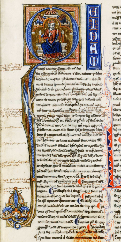 Traduction latine de l'Almageste de Ptolémée par Gérard de Crémone
