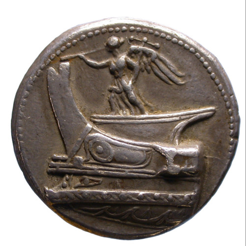 Monnaie frappée à Salamine de Chypre vers 300-295 av. J.-C.