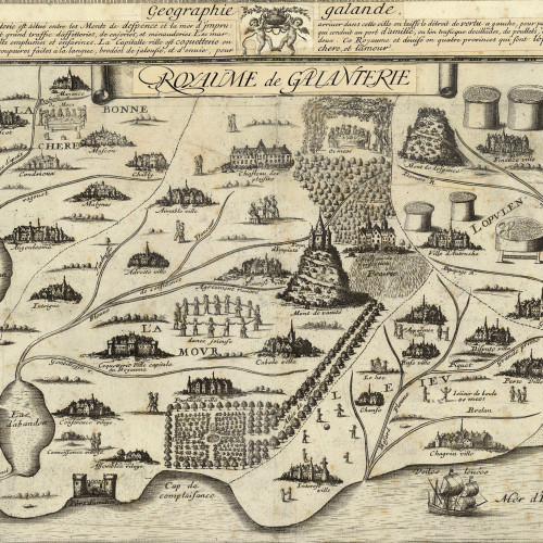 Marquis de la Lustinière, Carte du Royaume de Galanterie, 1703