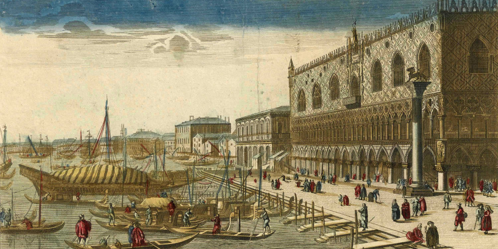 Venise : Le Palais des Doges et le Grand Canal