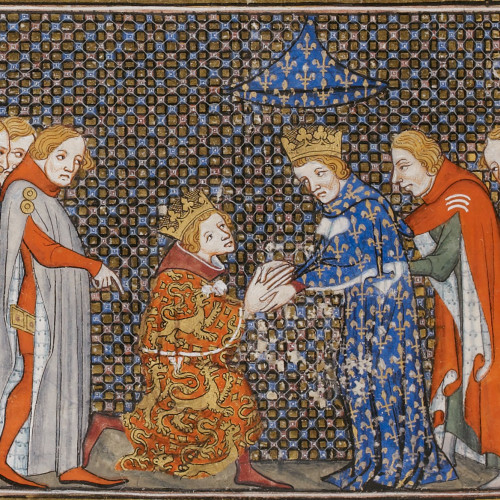 Édouard III, roi d'Angleterre, prêtant hommage à Philippe VI 