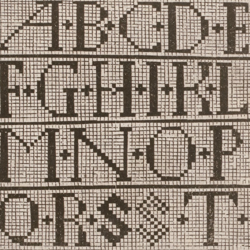 Lettres textiles