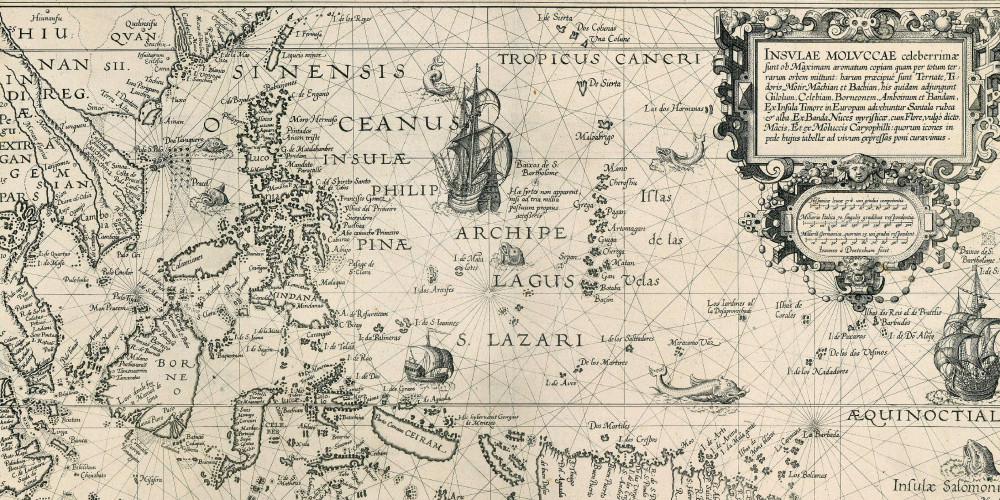 Carte de l’archipel des Moluques
