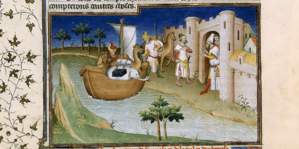 Marco Polo accoste à Ormuz, sur le golfe Persique