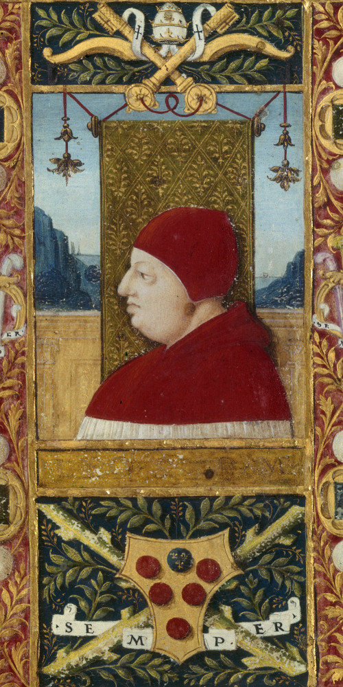 Portraits de Laurent le Magnifique et du pape Léon X