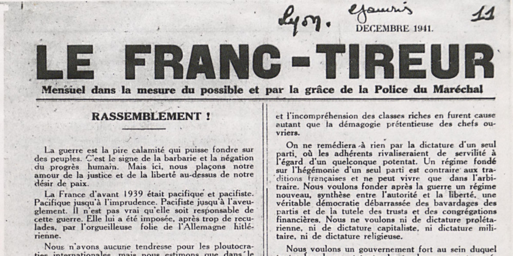 Franc Tireur, n°1