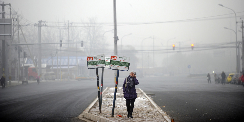 Fort taux de pollution dans la capitale chinoise
