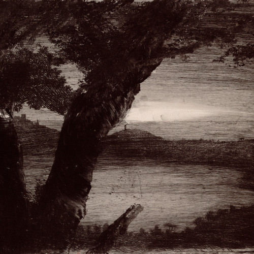  Lac de Nemi, près Rome, arbre ajouté
