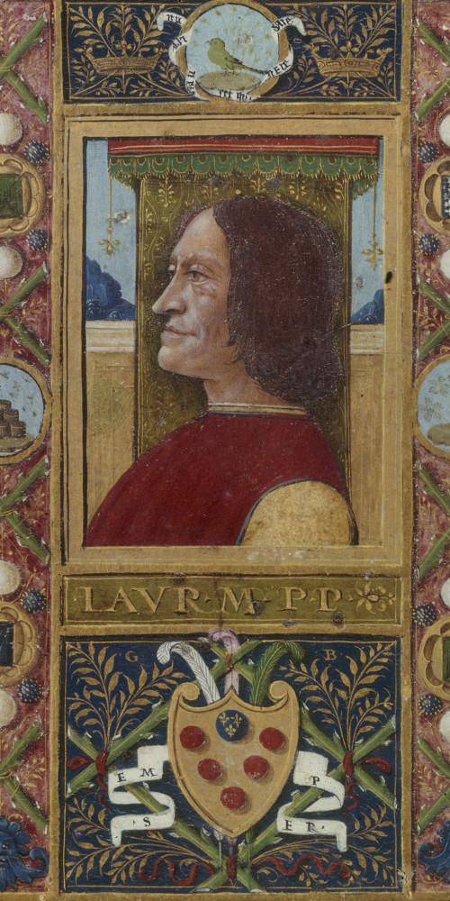 Portraits de Laurent le Magnifique et du pape Léon X