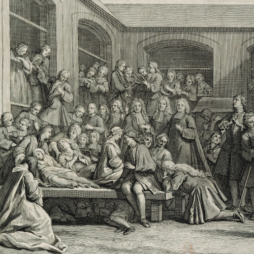 Le Tombeau de François de Pâris, Diacre de l’église de Paris, mort le 1er mai 1727