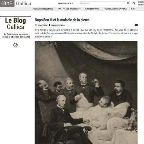 Vignette blog Gallica - Napoléon III