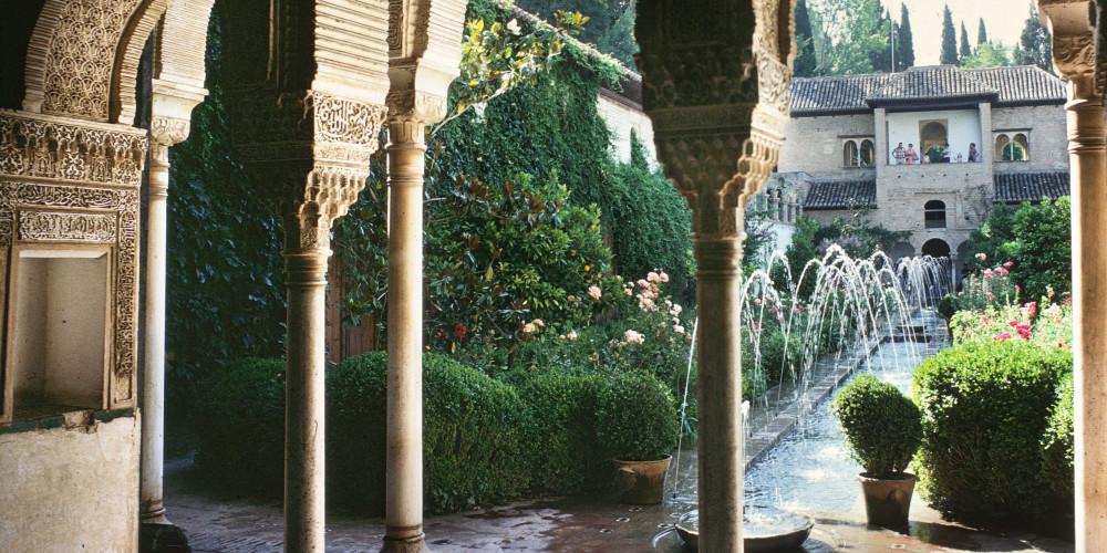 Les jardins du Generalife à l’Alhambra de Grenade