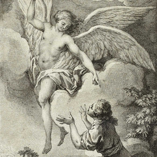 Zadig se prosterne devant l’ange Jezrad