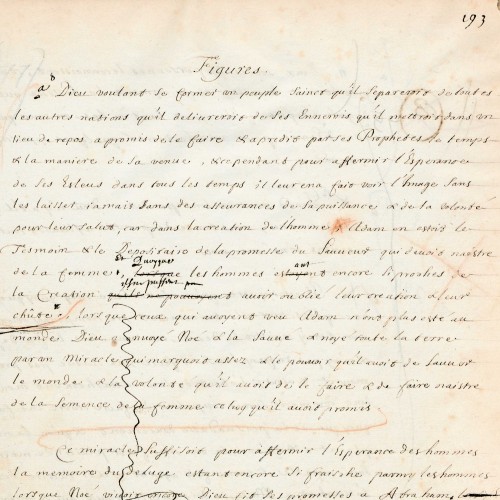 Blaise Pascal, Pensées, copie, dite « première copie des Pensées »