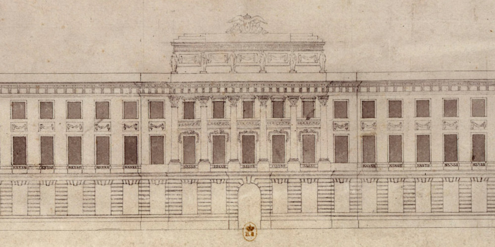 Projet d’un hôtel des Monnaies au quai Conti, N°11