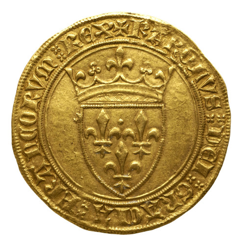 Écu d’or à la couronne de Charles VI