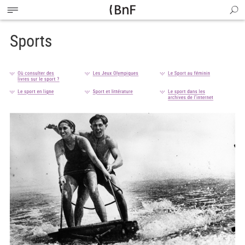 [Vignette] Les collections de la BnF sur le sport