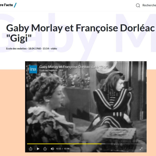 Françoise Dorléac dans Gigi