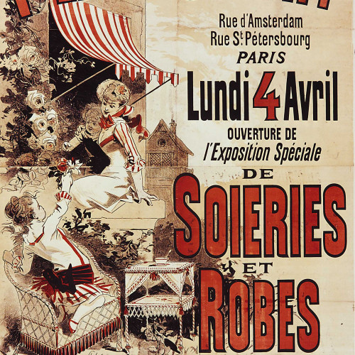 Ouverture de l’exposition spéciale de soieries et robes