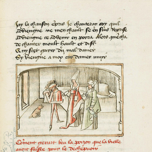 Fol. 61 : Gérard boit le philtre d’amour