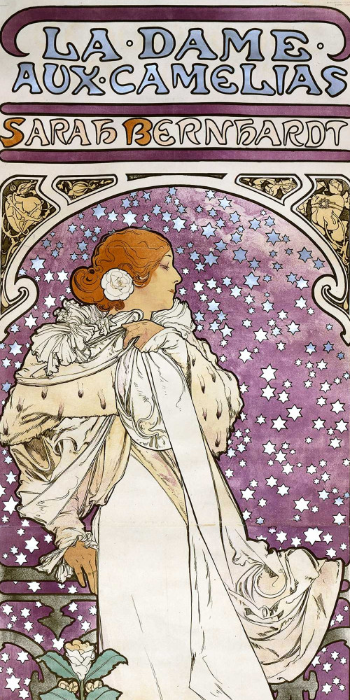 Sarah Bernhardt dans La Dame aux camélias
