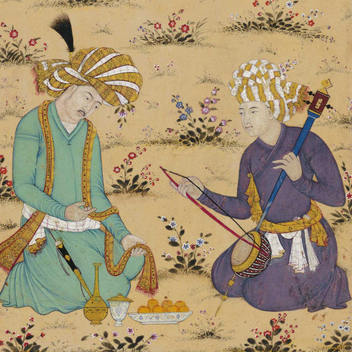 Noble persan et musicien