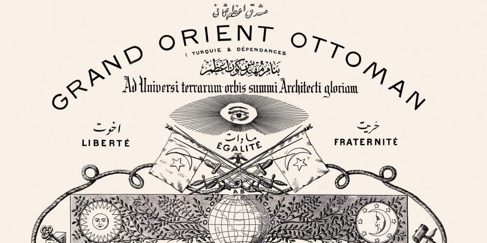 Diplôme du Grand Orient Ottoman, 1909
