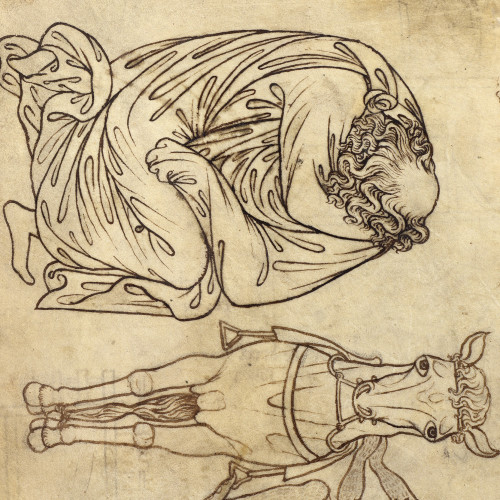 Figure et cavalier armé