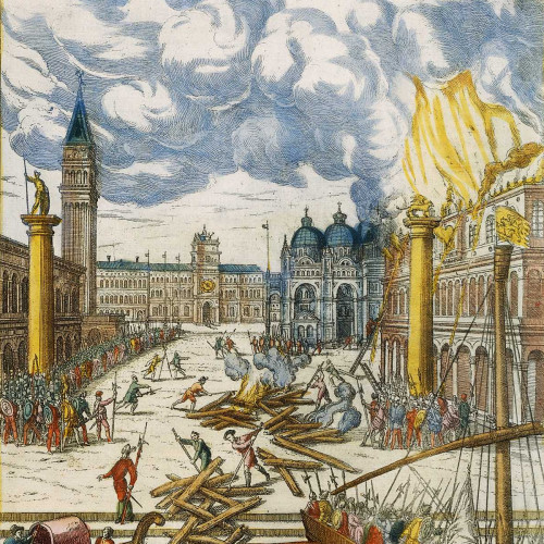 Incendie du palais des Doges de Venise en 1577