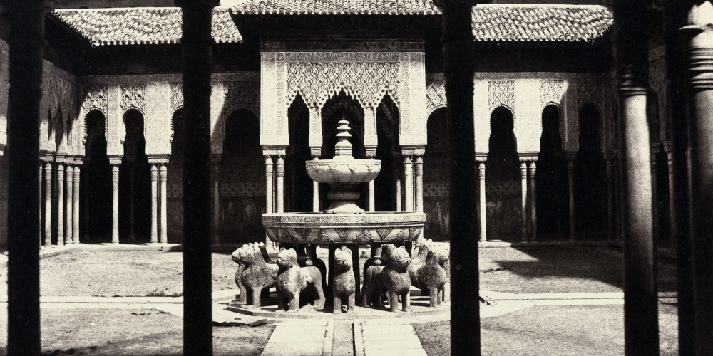 Grenade. Alhambra. Cour des Lions Sixième album, planche XXXVIII