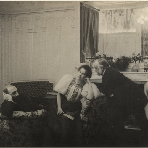 Paul Poujaud, Mme. Arthur Fontaine, et Degas