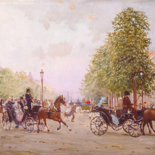 La promenade aux Champs-Elysées