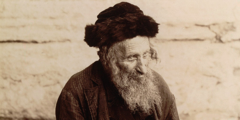 Rabbin juif à Jérusalem