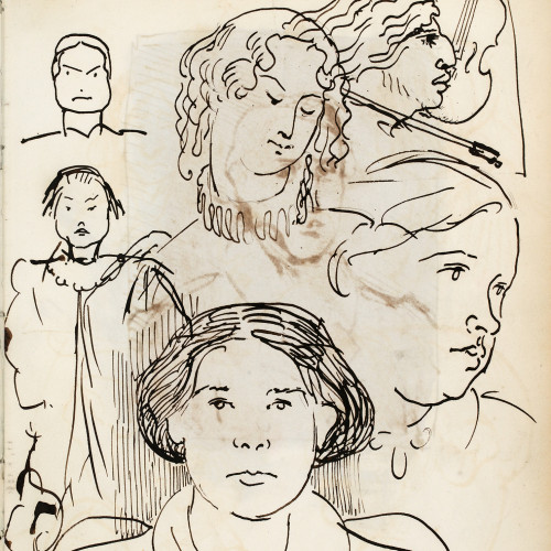 Croquis de têtes