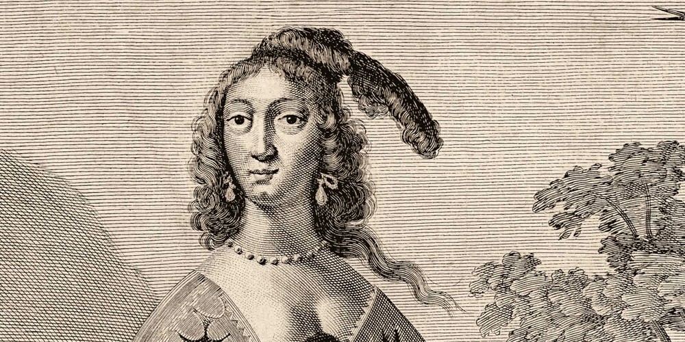 Portrait équestre de Marie Madeleine de Vignerod, duchesse d’Aiguillon