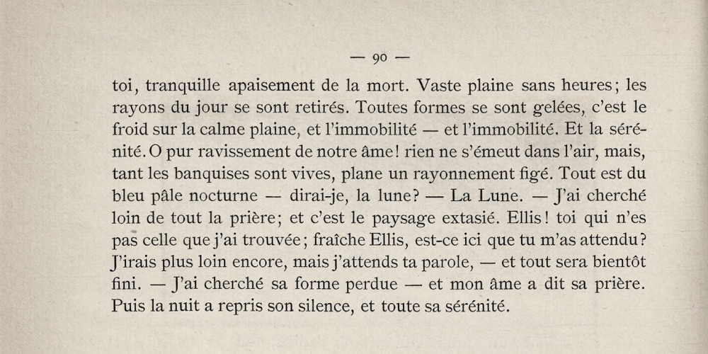 Voyage vers une mer glaciale : La neige