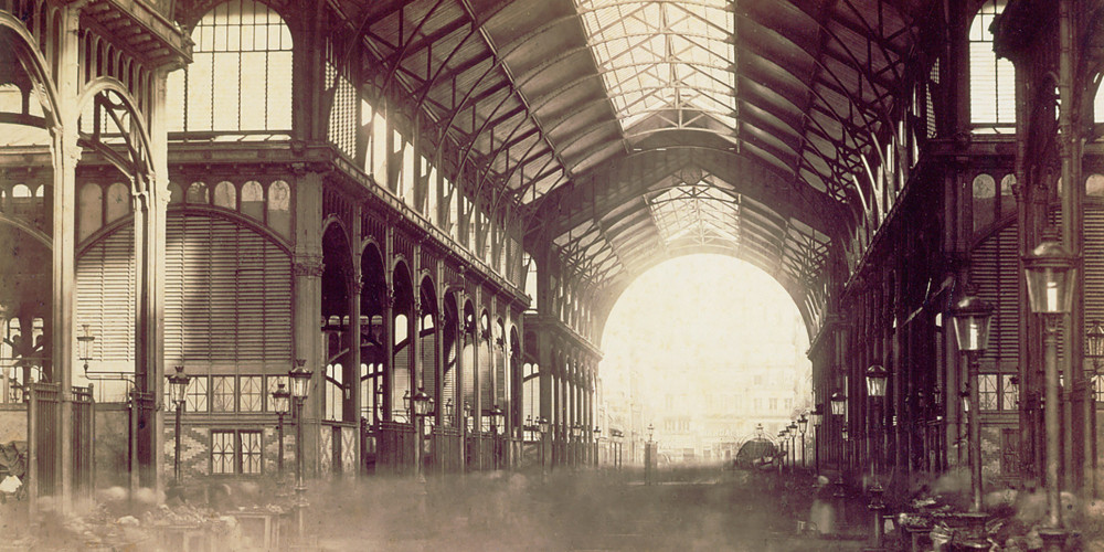 Les Halles centrales (vue intérieure)