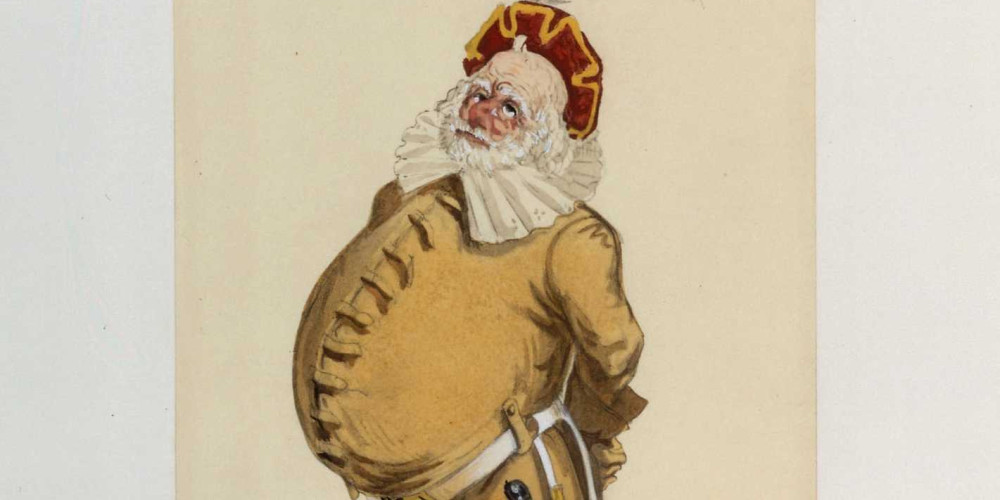Falstaff (Maurice Sand) dans La Jeunesse d’Henry V