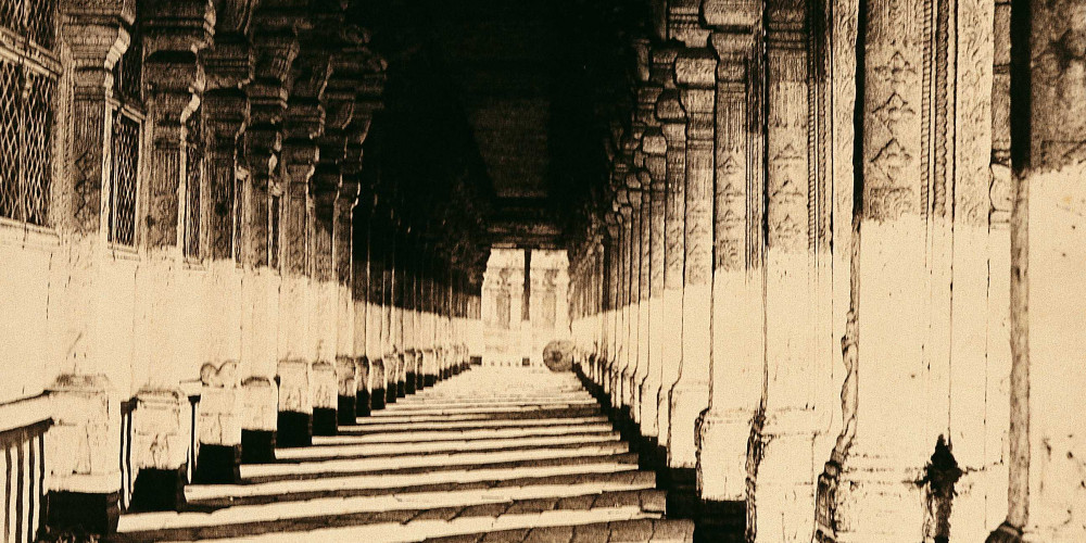 Portique d'un temple de Madurai