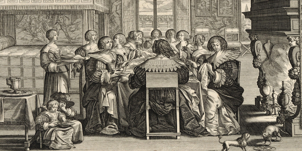 Les Femmes à table en l’absence de leurs maris