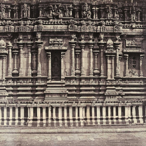 Façade sud du temple de Subrahmanya Swami à Thanjavur