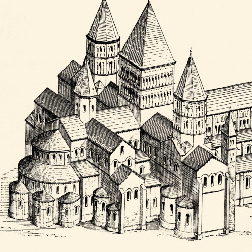 Reconstitution de l’abbaye de Cluny III