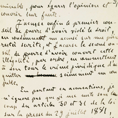« J’accuse... ! »