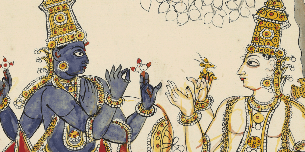 Dialogue entre Vishnu et Shiva