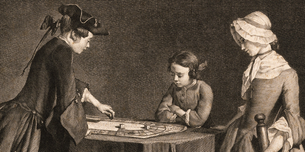 

Le Jeu de l'oye, d'après Chardin, par Surugue fils

